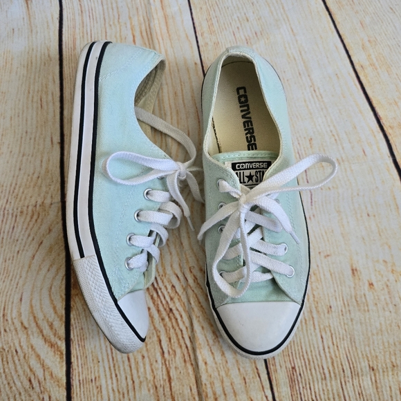 Converse Shoes - Converse mint green low top